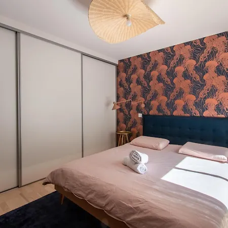 アパート Luxury Mind Vue Exceptionnelle Pied Dans L'eau Parkings Prives 2 Places Climatisation Hyper Centre D'exception ラ・グランド・モット