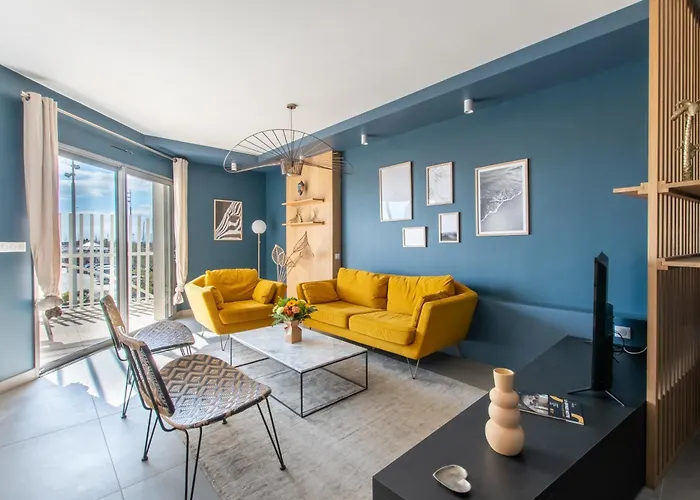 Διαμέρισμα Luxury Mind Vue Exceptionnelle Pied Dans L'eau Parkings Prives 2 Places Climatisation Hyper Centre D'exception Λα Γκραντ-Μοτ